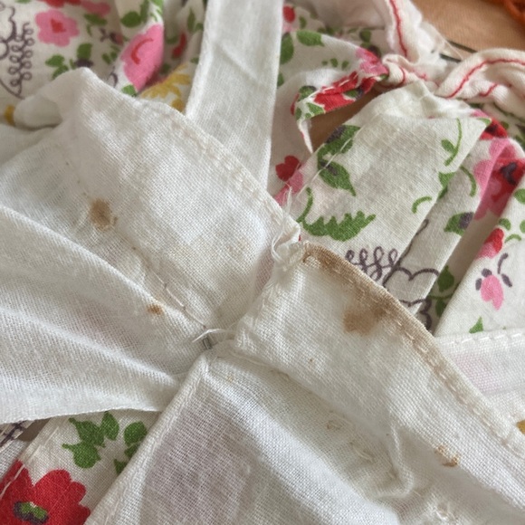 1960s vintage raggedy Ann Rag Doll with Red Hair and Striped Socks - Picture 8 of 9